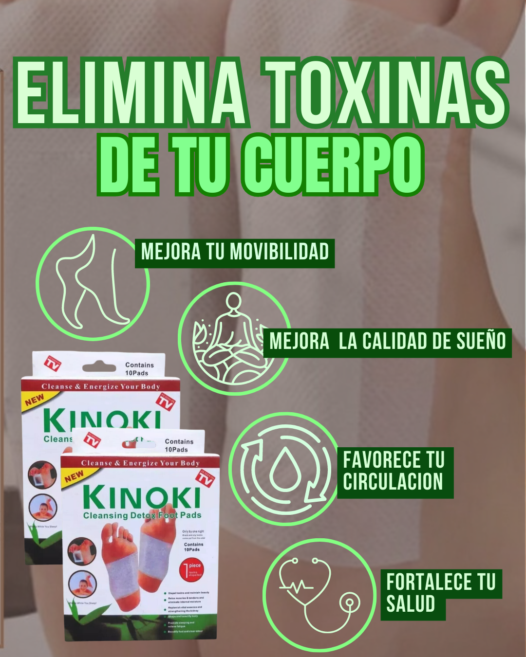 Kinoki™ | Parches Desintoxicante